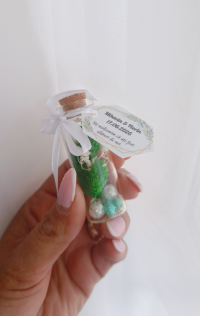 Mărturii magnetice Sticluță cu plante uscate [1]