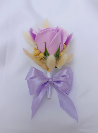 Set Floare de pus in piept si bratara cu flori uscate [2]