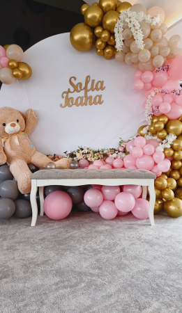 Decor baloane Arad - Decor din baloane botez Arad