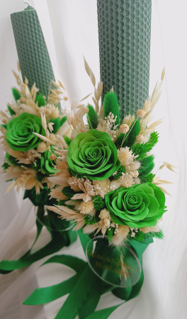 Lumânări fagure Verde Imperial [3]