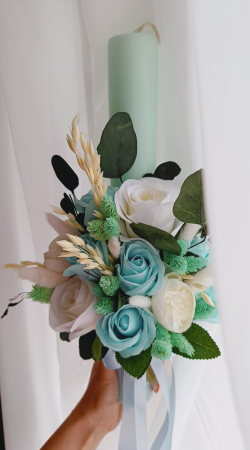 Lumânare botez Light Blue [1]