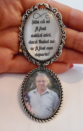 Produse - Brosa pentru buchet cu poza