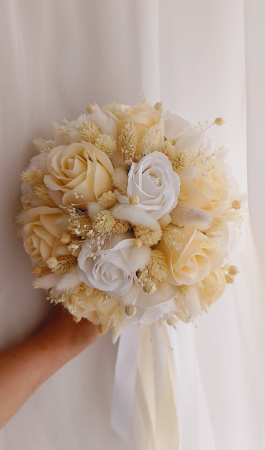 Produse - Buchet de mireasă Cream and White