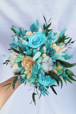 Produse - Buchet de mireasa Crio Turquoise