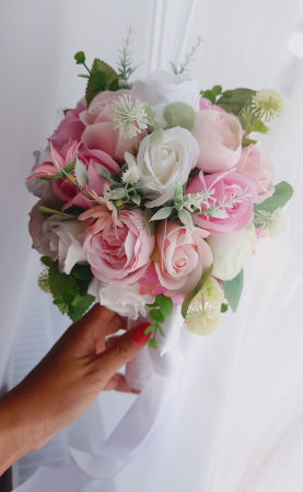 Buchet de mireasa/nașa Light Pink [2]