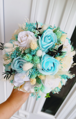 Buchet de mireasa/nasa Light Turquoise [1]