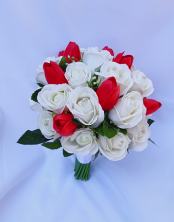 Produse - Buchet de mireasa Roses and Tullips