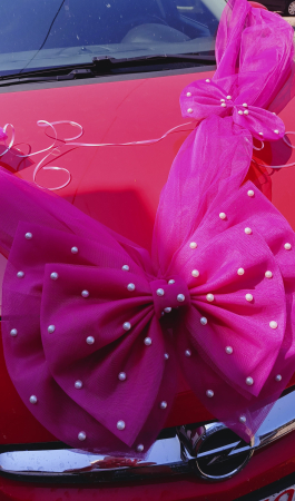 Decor masina Big Bow and Pearls [4]