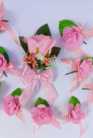 Produse - Floare de pus in piept Pink Rose