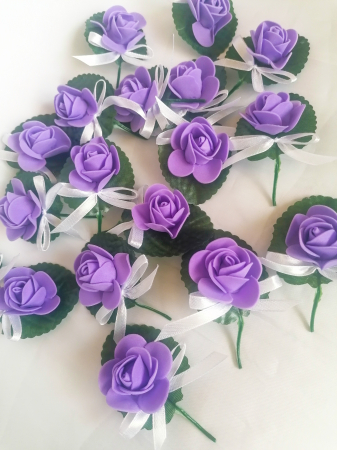 Flori de pus in piept - Flori de pus in piept invitati Purple