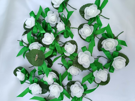 Flori de pus in piept pentru invitati Little Rose [8]