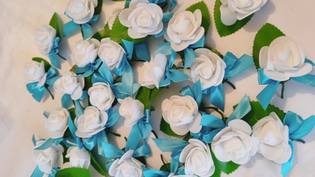 Flori de pus in piept pentru invitati Little Rose [3]