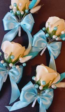 Flori de pus in piept Rose Elegant with Pearls [10]