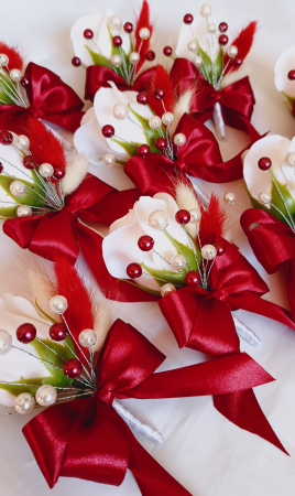 Flori de pus in piept Rose Elegant with Pearls [5]