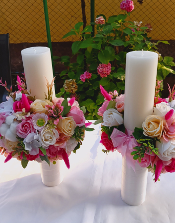 Lumanari cununie Pink dream [3]