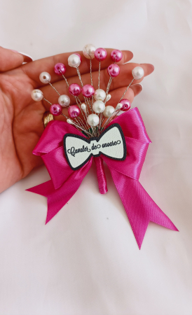 Floare de pus in piept si Bratara din perle personalizate [15]