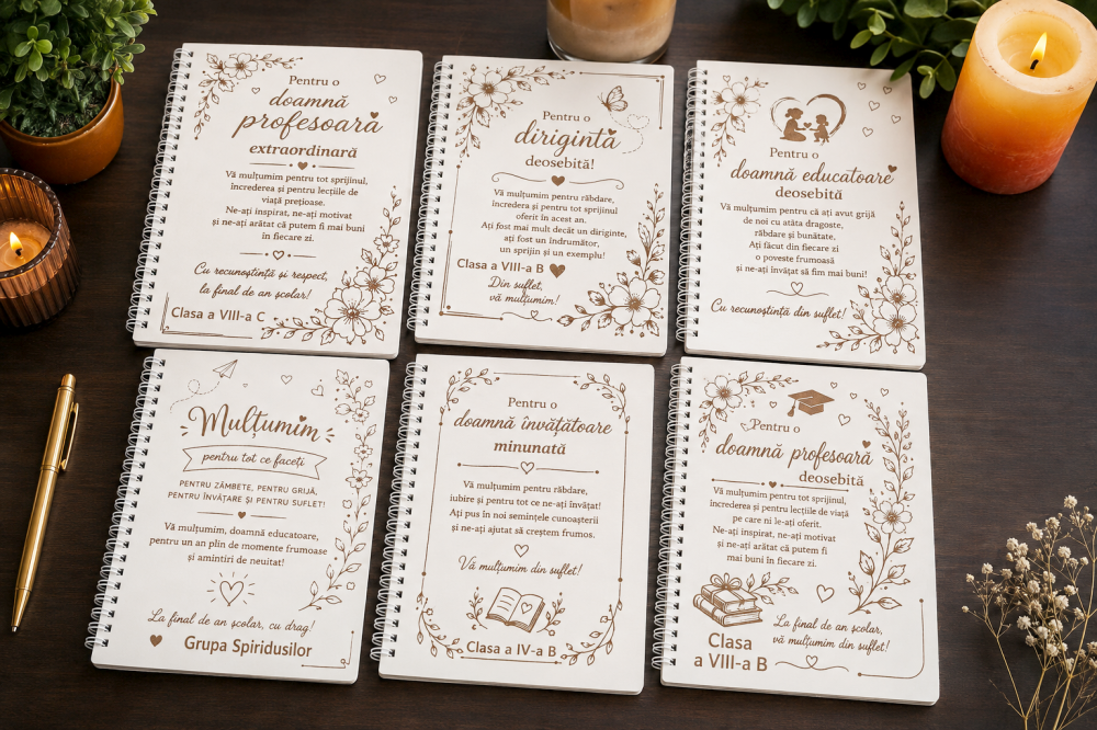 Agenda personalizata cadou pentru cadre didactice final de an scolar [2]