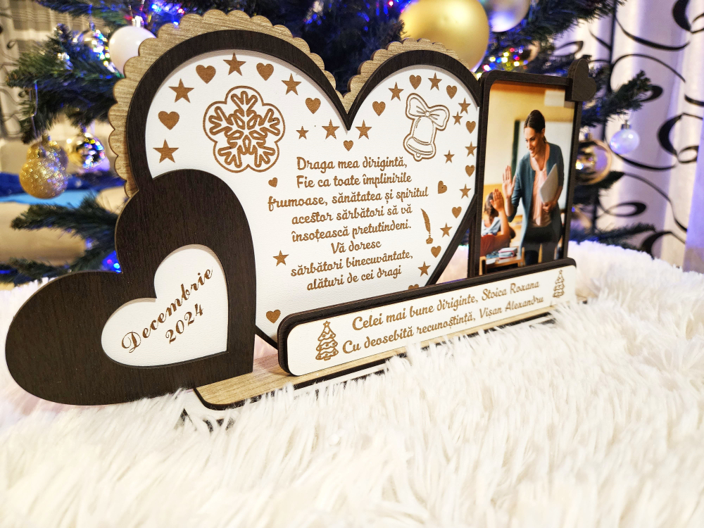 Plachetă Cadou Sarbatori Diriginta  - Cadoul perfect de Crăciun! [2]