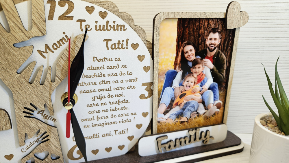 Placheta Trofeu manuta Te iubim Tati [4]