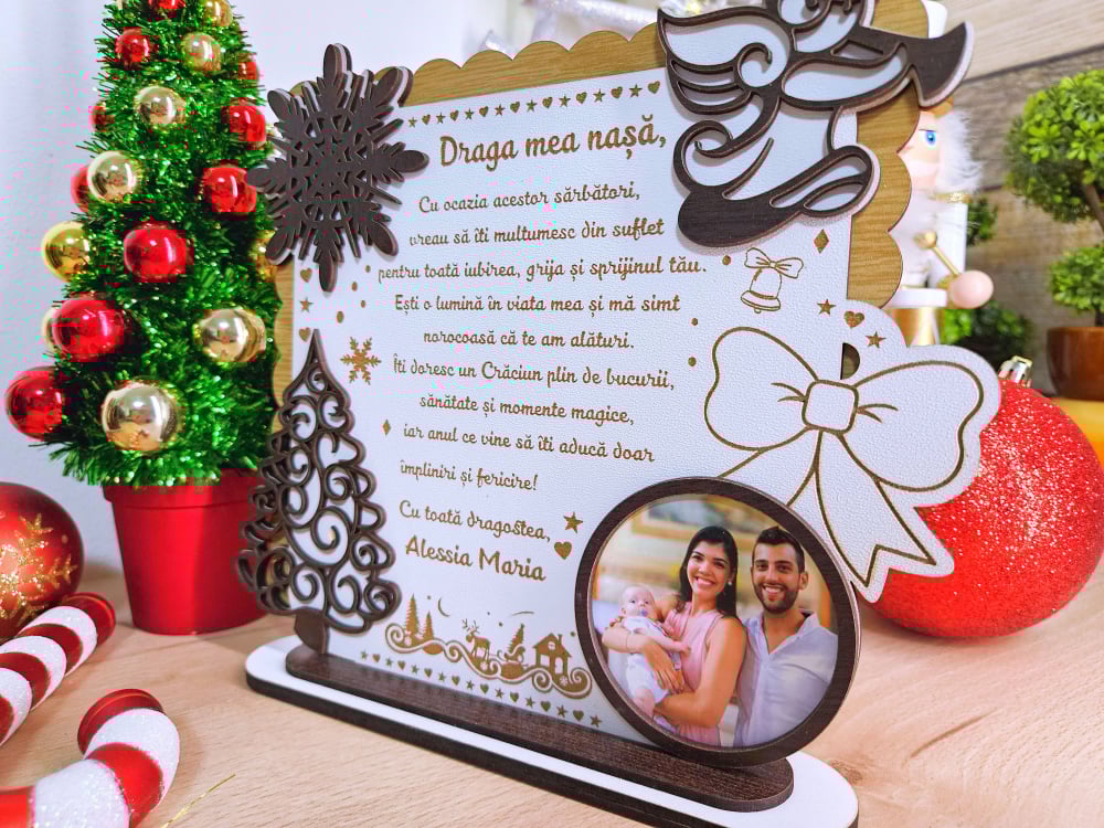 PLacheta Trofeu Cadoucu poza  Craciun Nasa [1]