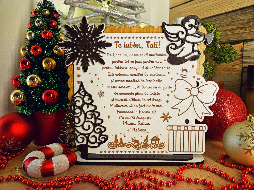 PLacheta Trofeu Cadou Craciun Tatic [1]