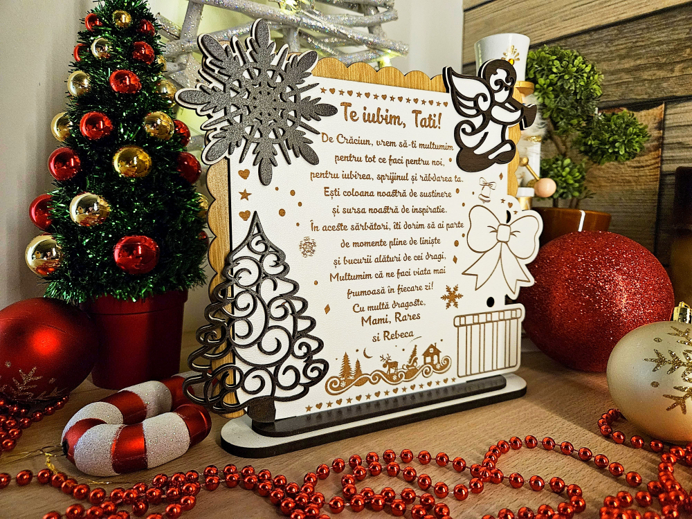 PLacheta Trofeu Cadou Craciun Tatic [2]