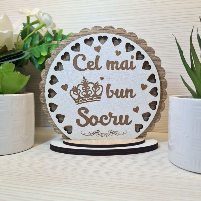 Placheta trofeu "Cel mai bun socru" [1]