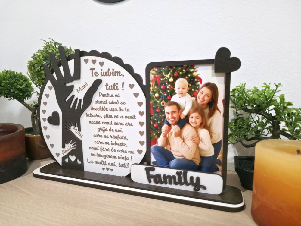 Placheta Trofeu manuta Te iubim Tati [5]