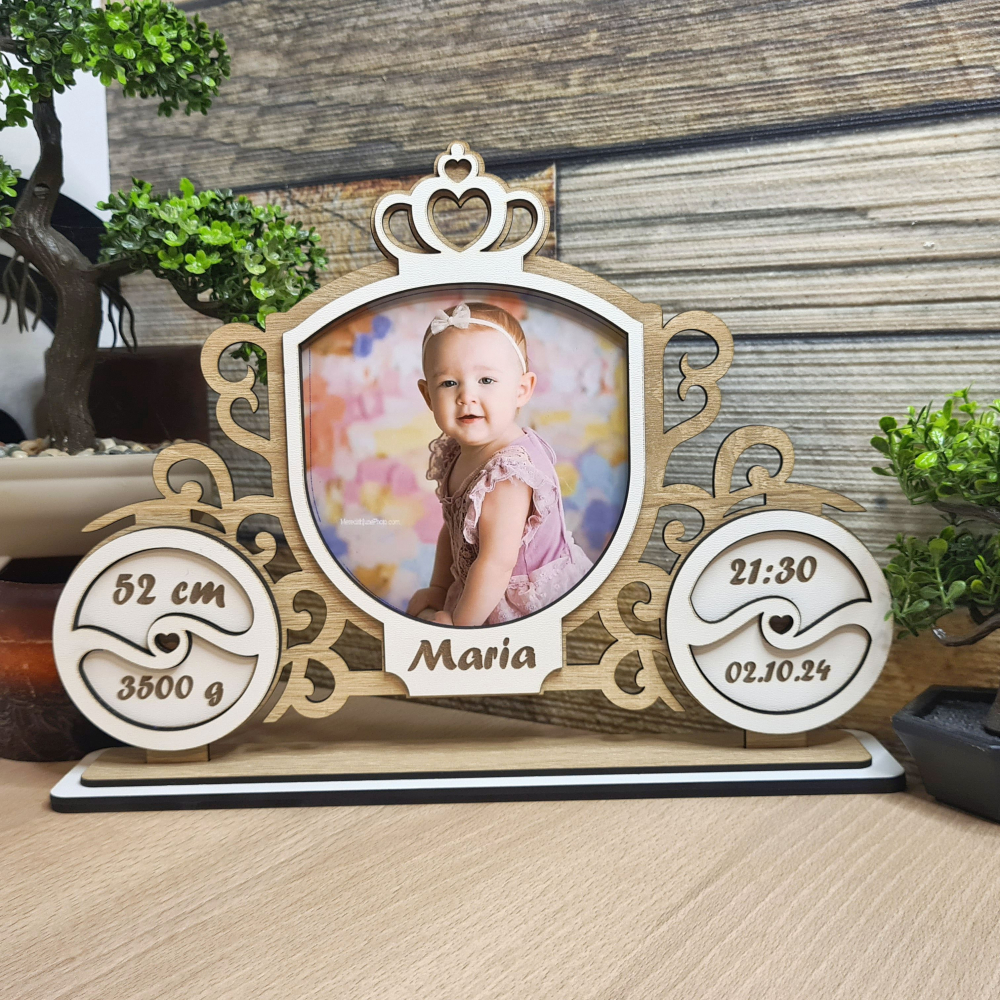 Rama foto bebe personalizata 11 Trasura wenghe [3]