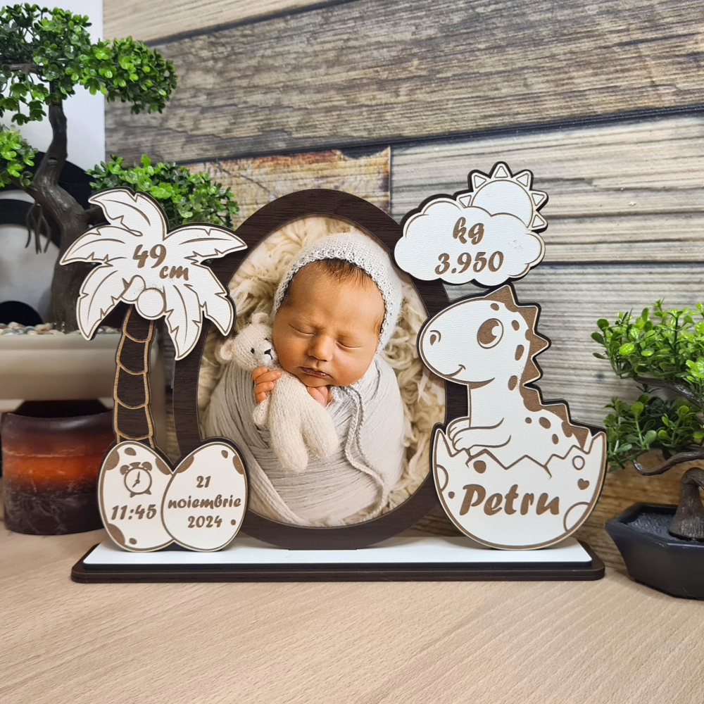Rama foto bebe personalizata 6 wenghe [1]