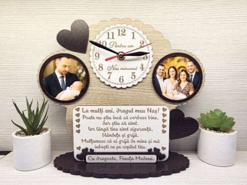 Cadouri de Craciun - ceas-personalizat-nas-de-botez-cadou-cu-poza