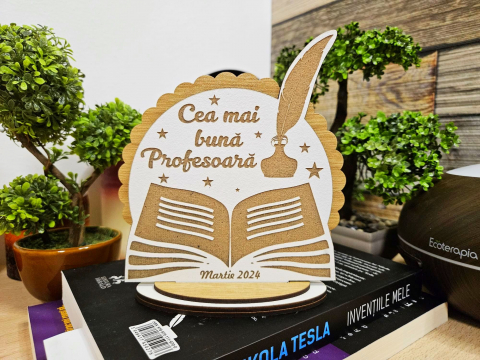 Cadouri pentru profesori - Placheta Apreciere Profesoara