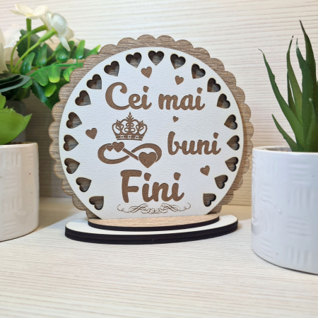Cadouri pentru botez - Placheta trofeu "cei mai buni fini"