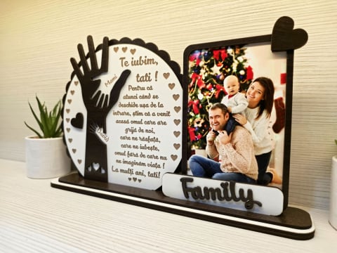 Placheta Trofeu manuta Te iubim Tati [6]