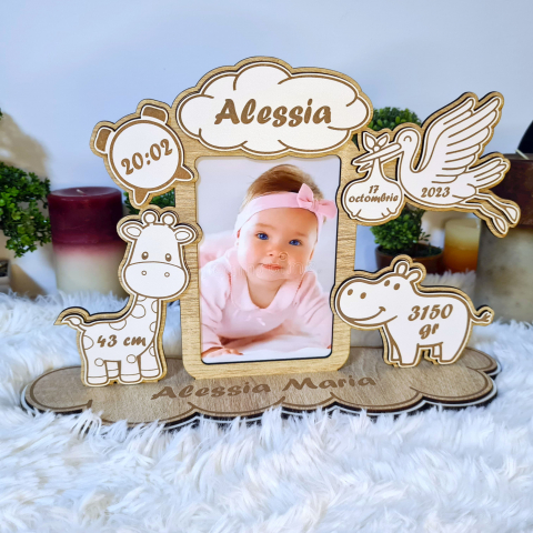 Cadouri pentru botez - Rama foto bebe personalizata 5