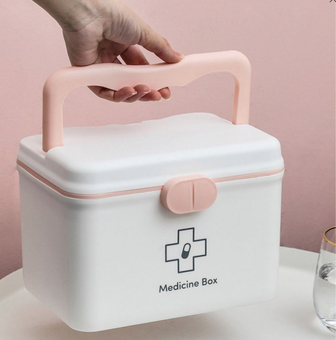 Cutie Depozitare si Transport Medicamente Alba CB28B [2]