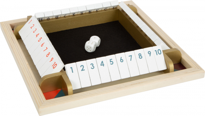 Joc de zaruri Shut the Box Gold Edition, 20x20x37c [6]
