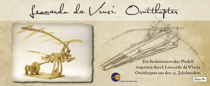 Model din Lemn, Leonardo Da Vinci, Ornithopter [3]