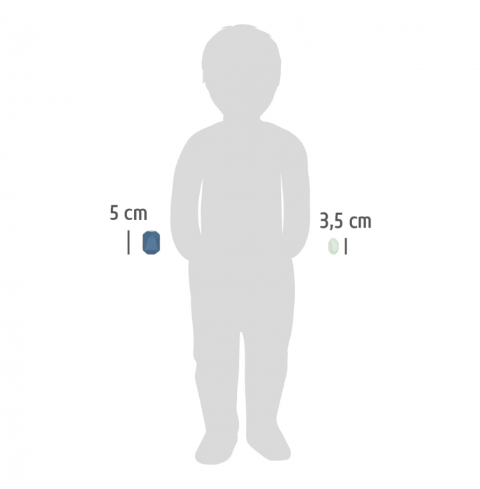 Joc Montessori, Pietre de Echilibrare Safari, 18 piese, small foot [6]