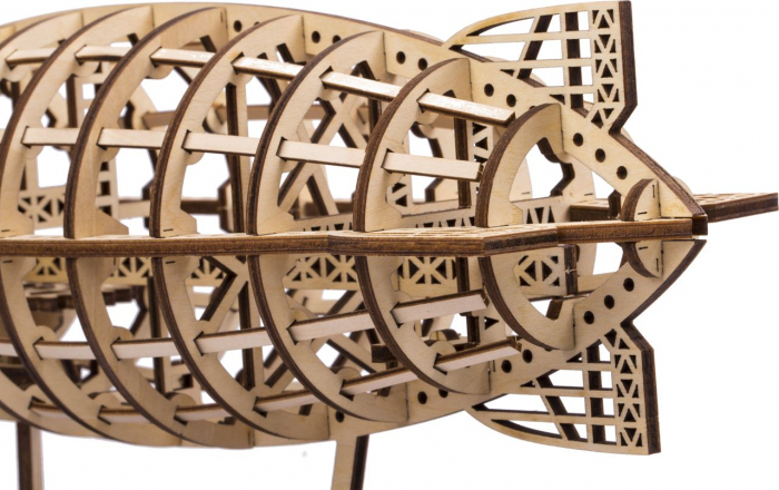 Robotime Airship LK702- Model din Lemn [3]