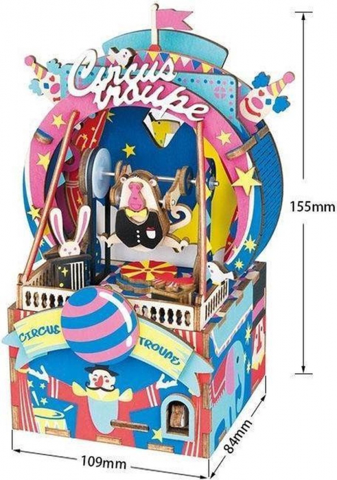 Robotime Amusement Park Music Box AMD41 - Model din Lemn [3]