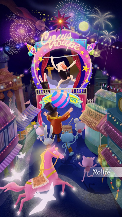 Robotime Amusement Park Music Box AMD41 - Model din Lemn [2]