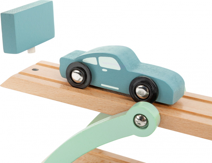 Jucarie de Impins din Lemn, Camion Chicago [2]