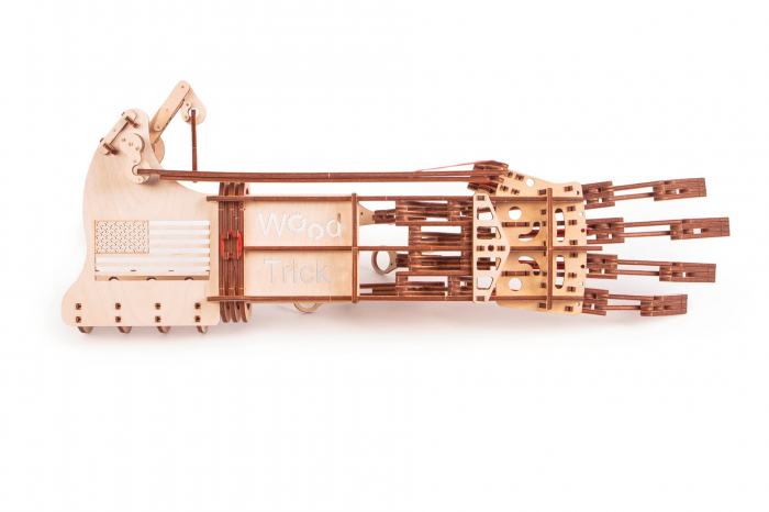 Puzzle 3D Lemn, Mână Mecanică Steampunk, WoodTrick [3]