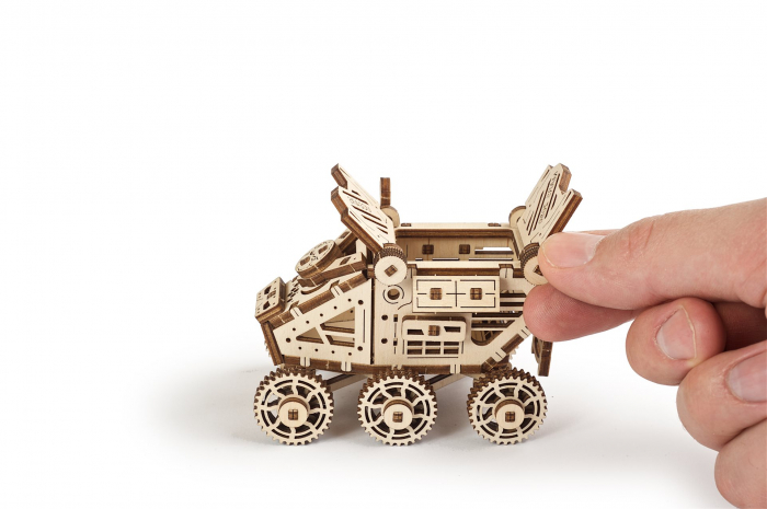 Puzzle 3D Lemn, Mars Buggy [3]