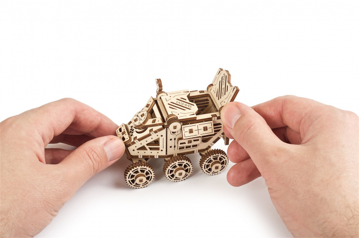 Puzzle 3D Lemn, Mars Buggy [5]