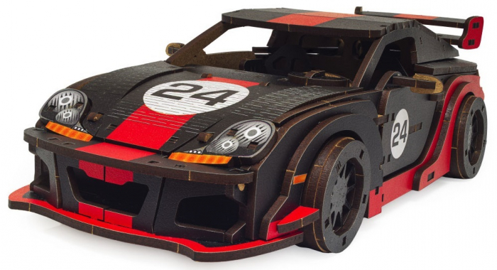 Puzzle 3D Lemn, Comet GTS Z, DIY Woosaic, 219 piese, Unidragon [2]