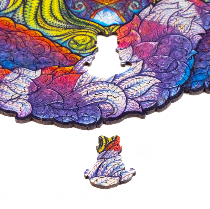 Puzzle din Lemn, Animal Raton Radiant, [2]