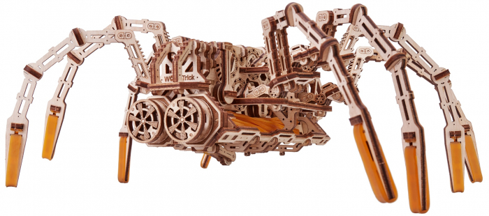 Puzzle 3D Lemn, Animal, Păianjen Steampunk [5]