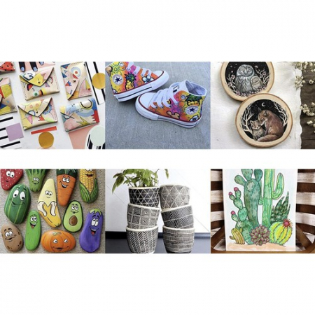 Carioci Cu Vopsea, Set 12 Bucati, Maaleo [1]